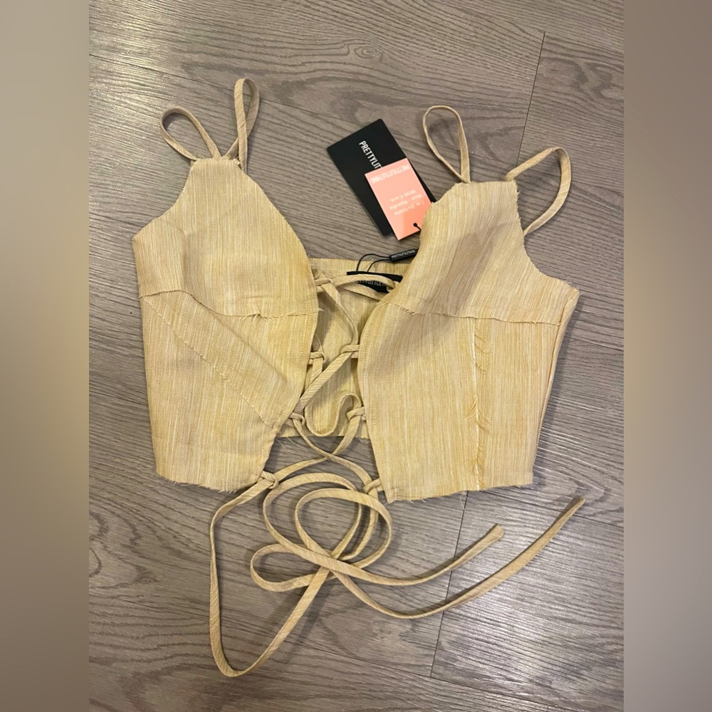 Cute tie up summer top